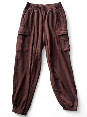 aerie Waffle Knit Joggers - Chocolate